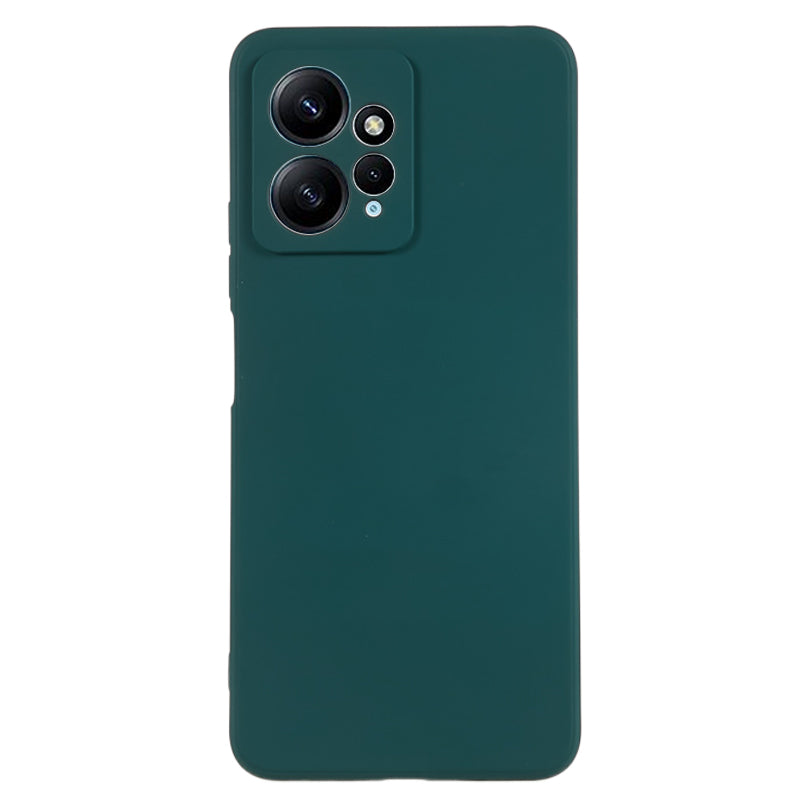 For Xiaomi Redmi Note 12 4G Rubberized TPU Phone Case Fiber Lining Anti-drop Phone Cover