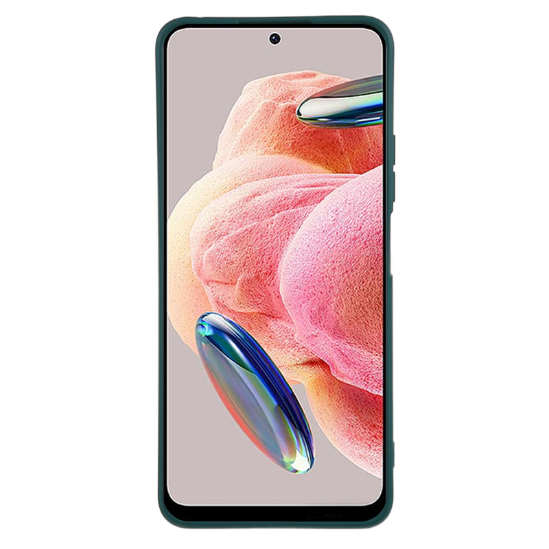 For Xiaomi Redmi Note 12 4G Rubberized TPU Phone Case Fiber Lining Anti-drop Phone Cover