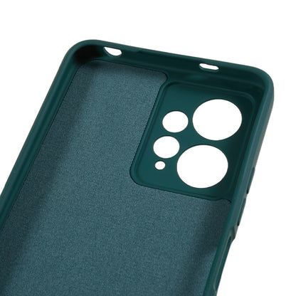 For Xiaomi Redmi Note 12 4G Rubberized TPU Phone Case Fiber Lining Anti-drop Phone Cover