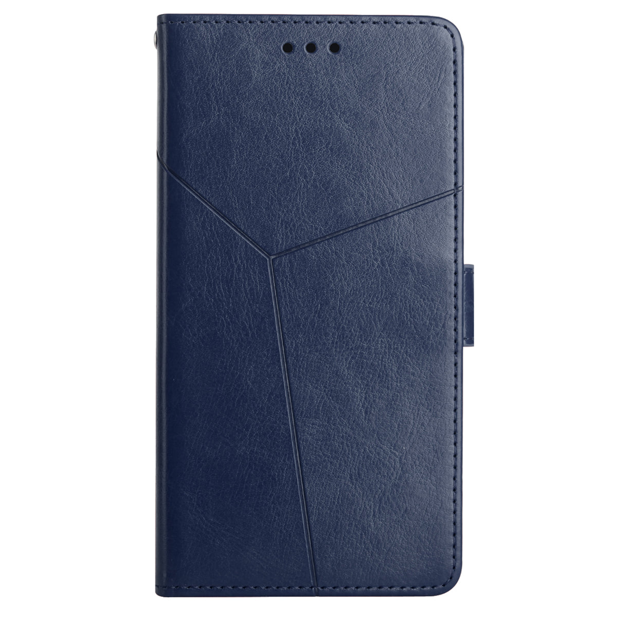 HT01 For Sony Xperia 10 V TPU+PU Leather Phone Case Imprinted Y-shaped Line Flip Stand Wallet Cover