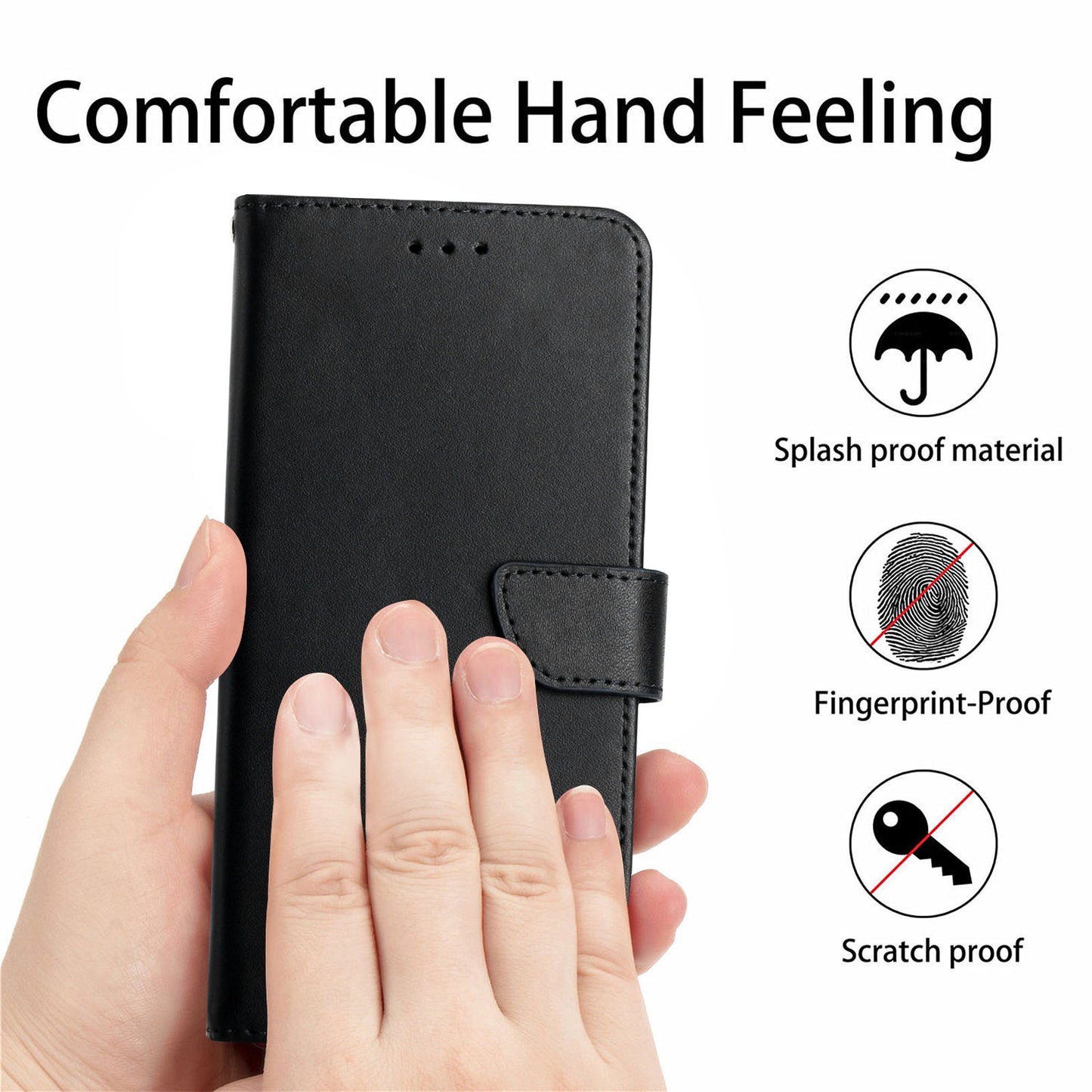 HT02 For Sony Xperia 1 V Nappa Texture Phone Case Stand Wallet Genuine Cow Leather Flip Phone Cover