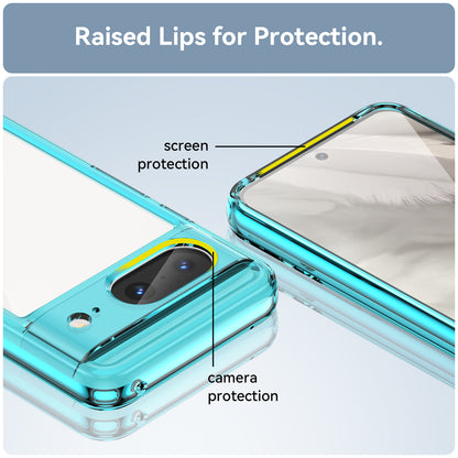 For Google Pixel 8 Flexible TPU+Hard Acrylic Phone Case Anti-Scratch Cell Phone Shell Cover