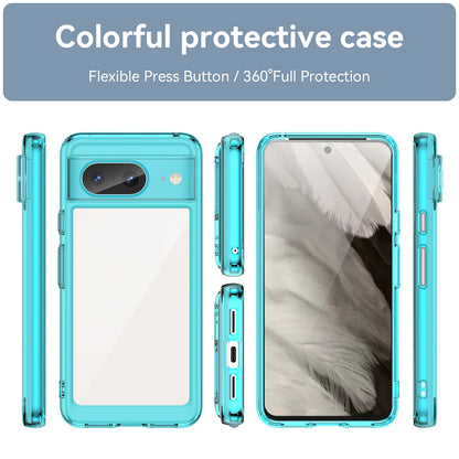 For Google Pixel 8 Flexible TPU+Hard Acrylic Phone Case Anti-Scratch Cell Phone Shell Cover