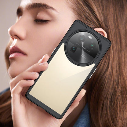 For Oppo Find X6 Shockproof Mobile Phone Case TPU+Acrylic Phone Shell Anti-Scratch Protective Cover