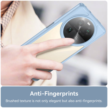 For Oppo Find X6 Shockproof Mobile Phone Case TPU+Acrylic Phone Shell Anti-Scratch Protective Cover