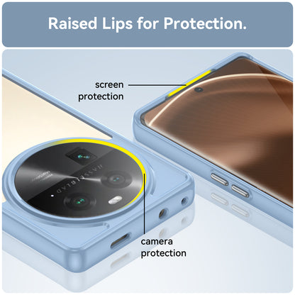 For Oppo Find X6 Shockproof Mobile Phone Case TPU+Acrylic Phone Shell Anti-Scratch Protective Cover