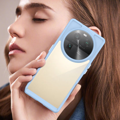 For Oppo Find X6 Shockproof Mobile Phone Case TPU+Acrylic Phone Shell Anti-Scratch Protective Cover