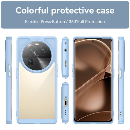 For Oppo Find X6 Shockproof Mobile Phone Case TPU+Acrylic Phone Shell Anti-Scratch Protective Cover