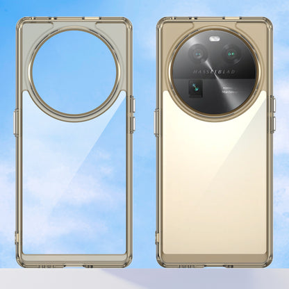 For Oppo Find X6 Shockproof Mobile Phone Case TPU+Acrylic Phone Shell Anti-Scratch Protective Cover