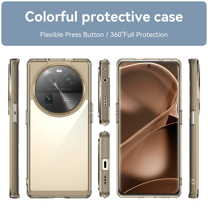 For Oppo Find X6 Shockproof Mobile Phone Case TPU+Acrylic Phone Shell Anti-Scratch Protective Cover