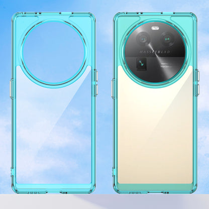 For Oppo Find X6 Shockproof Mobile Phone Case TPU+Acrylic Phone Shell Anti-Scratch Protective Cover