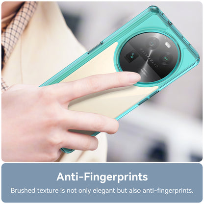 For Oppo Find X6 Shockproof Mobile Phone Case TPU+Acrylic Phone Shell Anti-Scratch Protective Cover