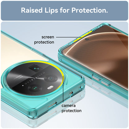 For Oppo Find X6 Shockproof Mobile Phone Case TPU+Acrylic Phone Shell Anti-Scratch Protective Cover