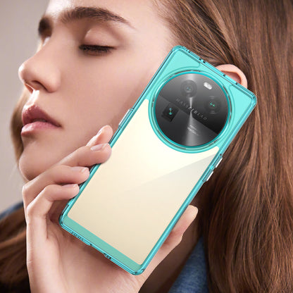 For Oppo Find X6 Shockproof Mobile Phone Case TPU+Acrylic Phone Shell Anti-Scratch Protective Cover