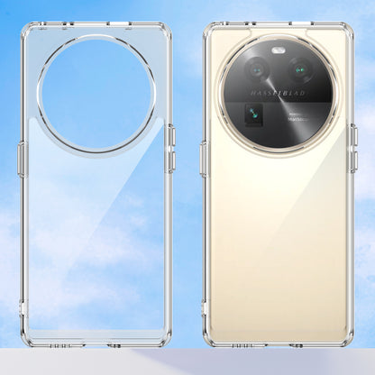 For Oppo Find X6 Shockproof Mobile Phone Case TPU+Acrylic Phone Shell Anti-Scratch Protective Cover