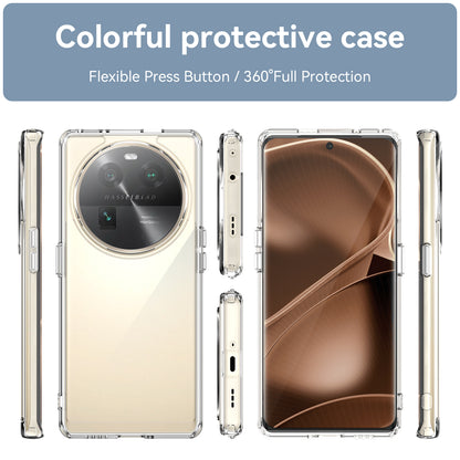 For Oppo Find X6 Shockproof Mobile Phone Case TPU+Acrylic Phone Shell Anti-Scratch Protective Cover