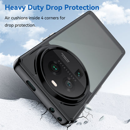 Cell Phone Cover for Oppo Find X6 Pro , Dustproof TPU+Acrylic Phone Case Protective Shell