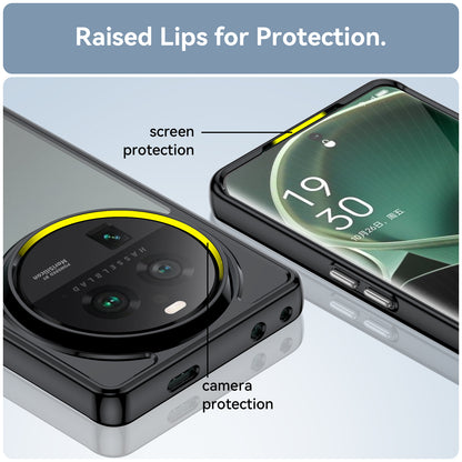 Cell Phone Cover for Oppo Find X6 Pro , Dustproof TPU+Acrylic Phone Case Protective Shell