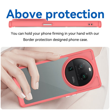 Cell Phone Cover for Oppo Find X6 Pro , Dustproof TPU+Acrylic Phone Case Protective Shell