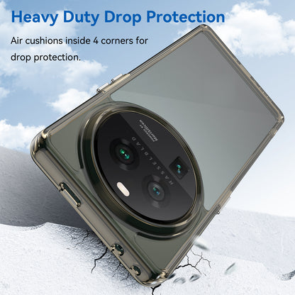 Cell Phone Cover for Oppo Find X6 Pro , Dustproof TPU+Acrylic Phone Case Protective Shell