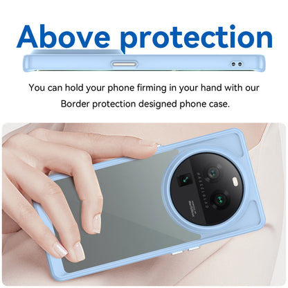 Cell Phone Cover for Oppo Find X6 Pro , Dustproof TPU+Acrylic Phone Case Protective Shell