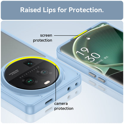 Cell Phone Cover for Oppo Find X6 Pro , Dustproof TPU+Acrylic Phone Case Protective Shell