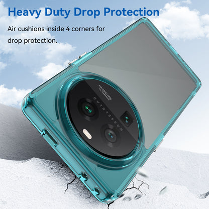 Cell Phone Cover for Oppo Find X6 Pro , Dustproof TPU+Acrylic Phone Case Protective Shell