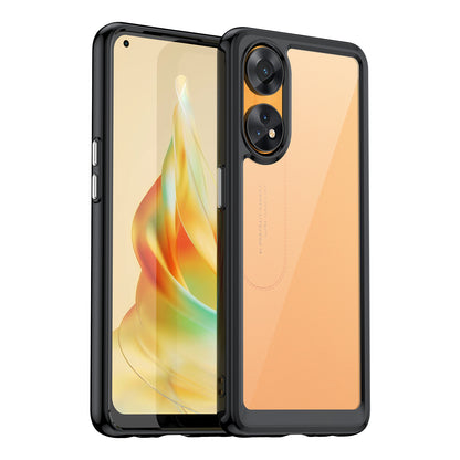 Slim-Fit Phone Cover for Oppo Reno8 T 4G , Phone Protector Anti-Dust TPU+Acrylic Cover