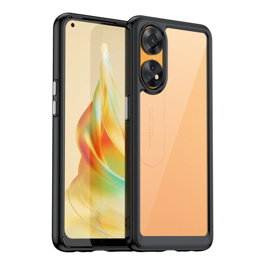 Slim-Fit Phone Cover for Oppo Reno8 T 4G , Phone Protector Anti-Dust TPU+Acrylic Cover