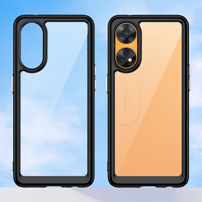 Slim-Fit Phone Cover for Oppo Reno8 T 4G , Phone Protector Anti-Dust TPU+Acrylic Cover
