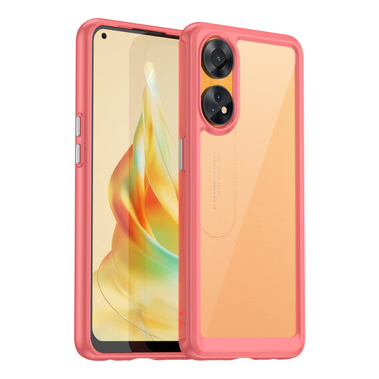 Slim-Fit Phone Cover for Oppo Reno8 T 4G , Phone Protector Anti-Dust TPU+Acrylic Cover