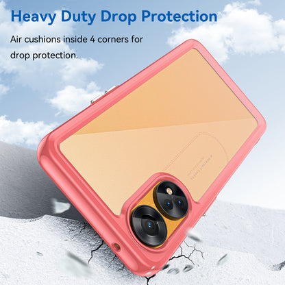 Slim-Fit Phone Cover for Oppo Reno8 T 4G , Phone Protector Anti-Dust TPU+Acrylic Cover