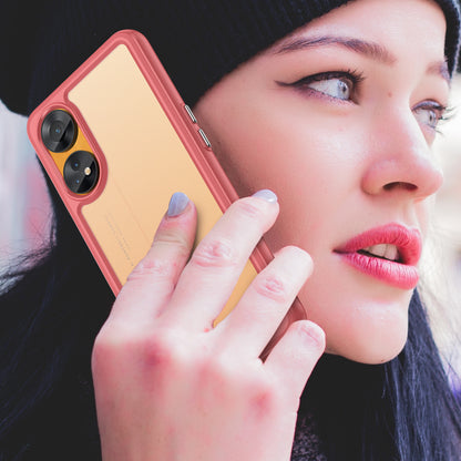 Slim-Fit Phone Cover for Oppo Reno8 T 4G , Phone Protector Anti-Dust TPU+Acrylic Cover