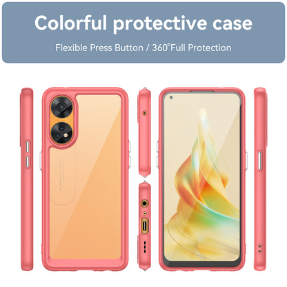 Slim-Fit Phone Cover for Oppo Reno8 T 4G , Phone Protector Anti-Dust TPU+Acrylic Cover