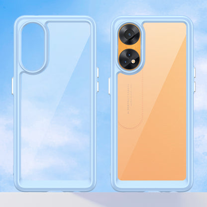 Slim-Fit Phone Cover for Oppo Reno8 T 4G , Phone Protector Anti-Dust TPU+Acrylic Cover