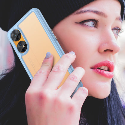 Slim-Fit Phone Cover for Oppo Reno8 T 4G , Phone Protector Anti-Dust TPU+Acrylic Cover