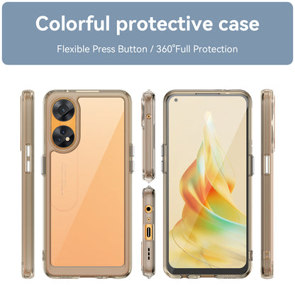 Slim-Fit Phone Cover for Oppo Reno8 T 4G , Phone Protector Anti-Dust TPU+Acrylic Cover