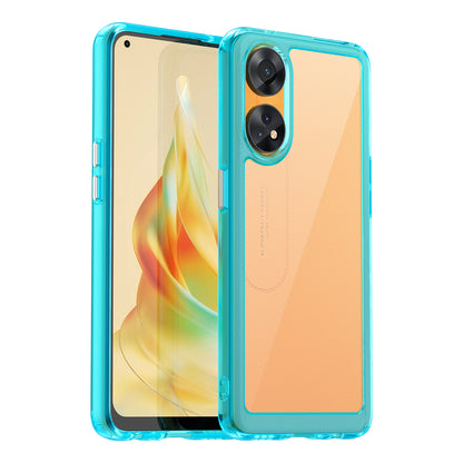 Slim-Fit Phone Cover for Oppo Reno8 T 4G , Phone Protector Anti-Dust TPU+Acrylic Cover