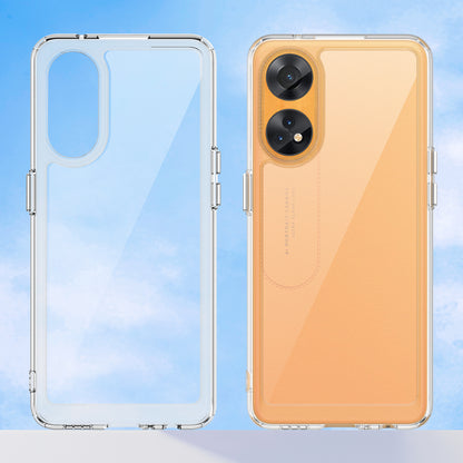 Slim-Fit Phone Cover for Oppo Reno8 T 4G , Phone Protector Anti-Dust TPU+Acrylic Cover