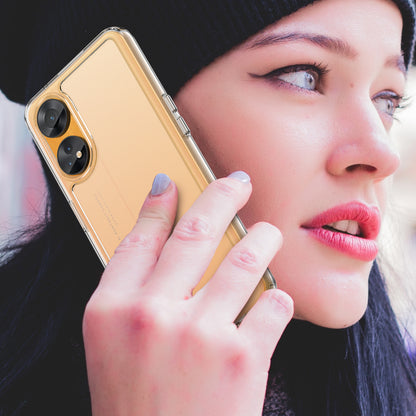 Slim-Fit Phone Cover for Oppo Reno8 T 4G , Phone Protector Anti-Dust TPU+Acrylic Cover