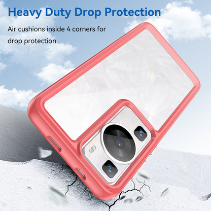 Raised Bezel Phone Case for Huawei P60 / P60 Pro, TPU+Acrylic Phone Shell Drop Protection Cover
