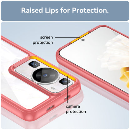 Raised Bezel Phone Case for Huawei P60 / P60 Pro, TPU+Acrylic Phone Shell Drop Protection Cover