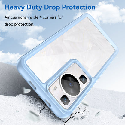 Raised Bezel Phone Case for Huawei P60 / P60 Pro, TPU+Acrylic Phone Shell Drop Protection Cover