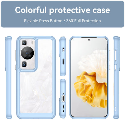 Raised Bezel Phone Case for Huawei P60 / P60 Pro, TPU+Acrylic Phone Shell Drop Protection Cover