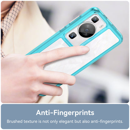 Raised Bezel Phone Case for Huawei P60 / P60 Pro, TPU+Acrylic Phone Shell Drop Protection Cover