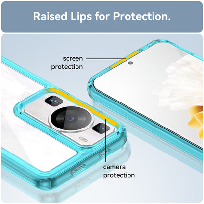 Raised Bezel Phone Case for Huawei P60 / P60 Pro, TPU+Acrylic Phone Shell Drop Protection Cover