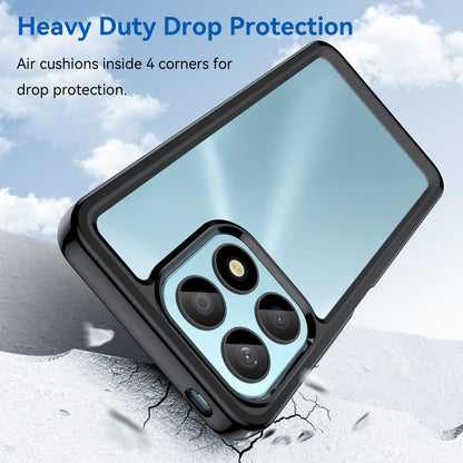Phone Case for Honor X8a 4G , Acrylic+TPU Cell Phone Shell Protective Cover