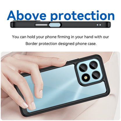 Phone Case for Honor X8a 4G , Acrylic+TPU Cell Phone Shell Protective Cover
