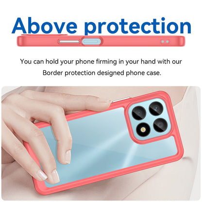 Phone Case for Honor X8a 4G , Acrylic+TPU Cell Phone Shell Protective Cover