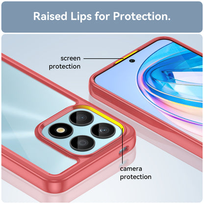 Phone Case for Honor X8a 4G , Acrylic+TPU Cell Phone Shell Protective Cover